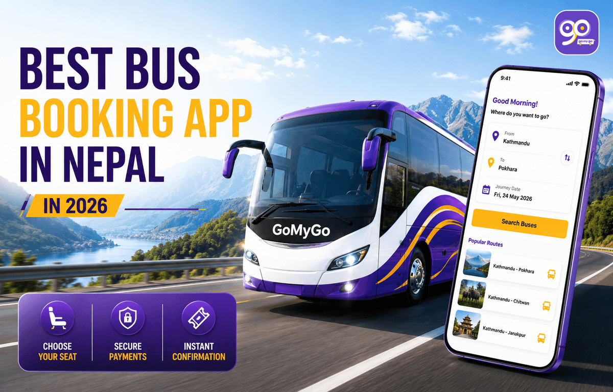 Best bus booking app in Nepal guide featuring online ticket booking and travel planning